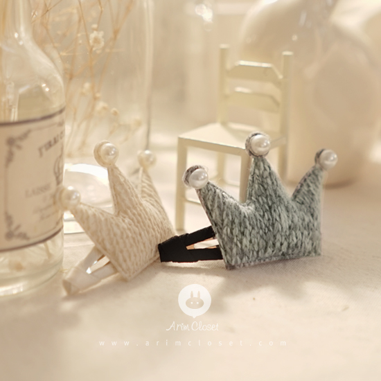 [7차제작]포근나라 공주님 &gt;.&lt; - 두번째 이야기- baby crown knit pin