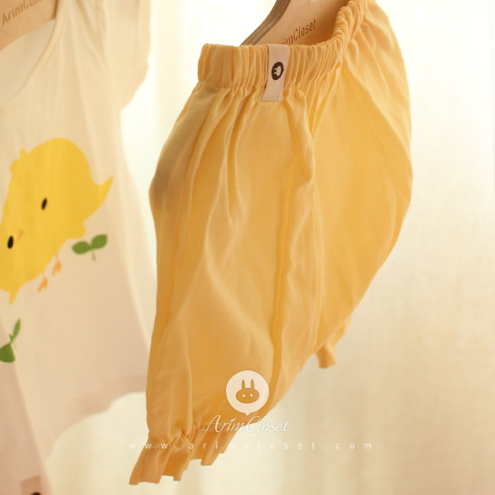 [5차제작] 레몬사탕 궁뎅이 - Lemon color cotton baby bloomer