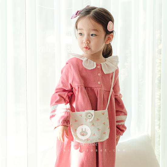 [2차제작] 귀여운 쪼꼬미는 지금 핑크색이 좋을 나이 &gt;.&lt; -lace point cute and lovely pink cotton baby dress