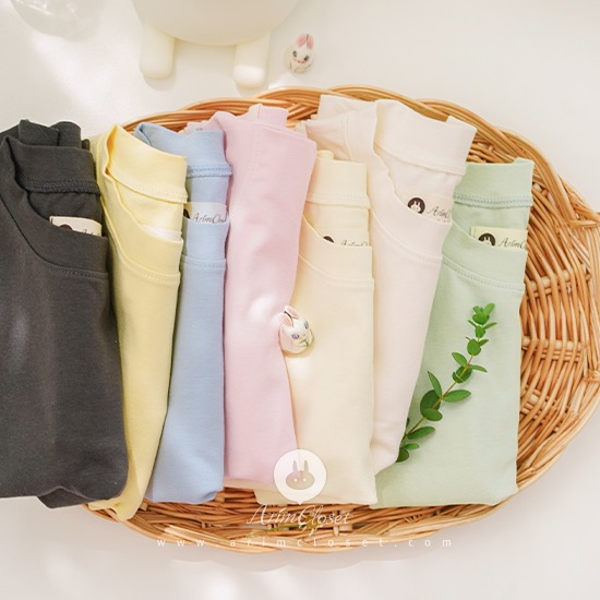 쪼꼬미는 달라~귀염 여름 실내복, 마카롱 이야기 - 7color basic baby cotton summer homewear set