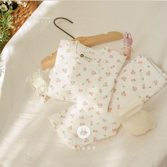 [Scratch_sale] 예쁜 꽃들과 보내는 여름, 실내복 set - flower summer homewear set