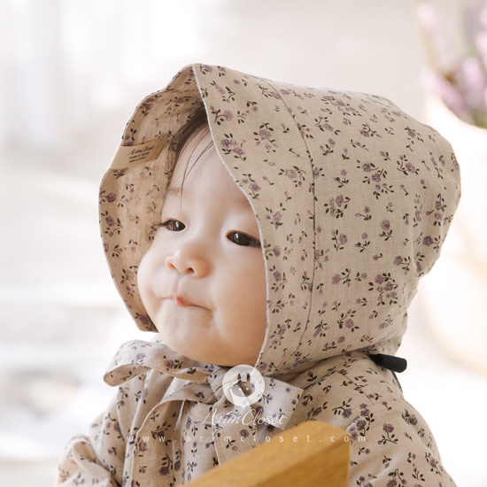 [4차제작] 갖고싶은 그녀의 보넷 - baby flower cotton bonnet