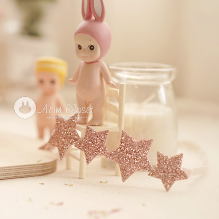[3차제작] 눈부신 토요일 오후  - bling pink star babyband